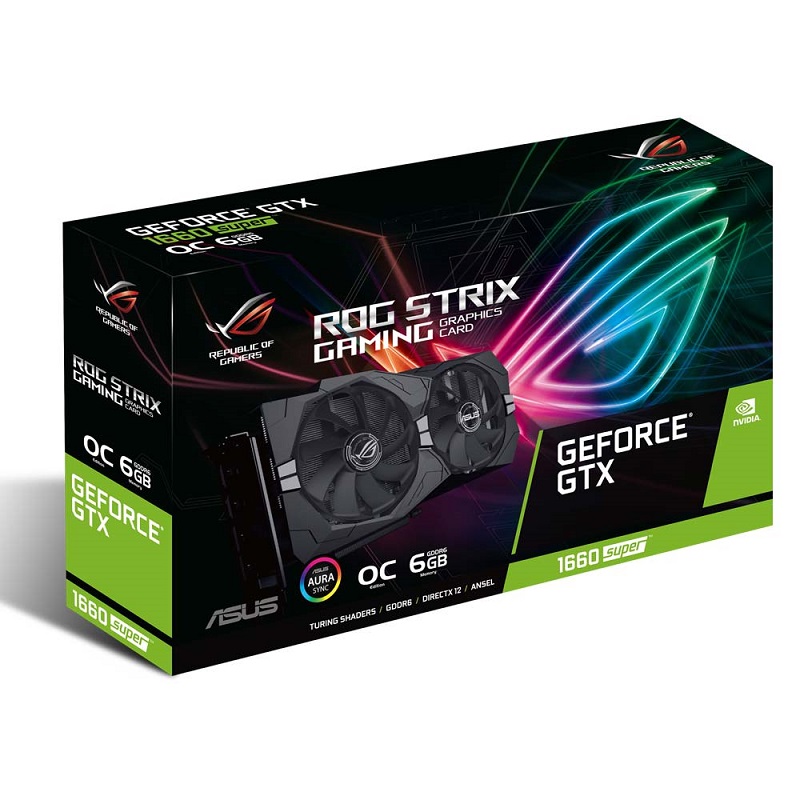 کارت گرافیک ایسوس مدل ROG-STRIX-GTX1660S-O6G GAMING