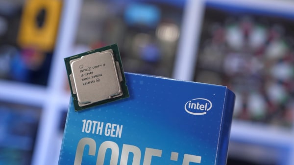 نمایی از پردازنده اینتل core i5-10400