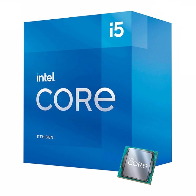 نمای پردازنده اینتل Core i5 11400 Rocket Lake TRAY