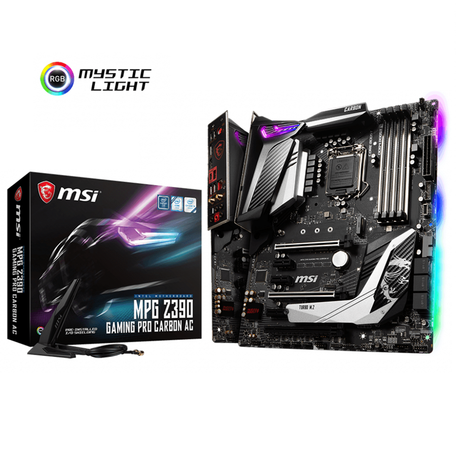 MSI MPG Z390 GAMING PRO CARBON AC LGA 1151 Motherboard