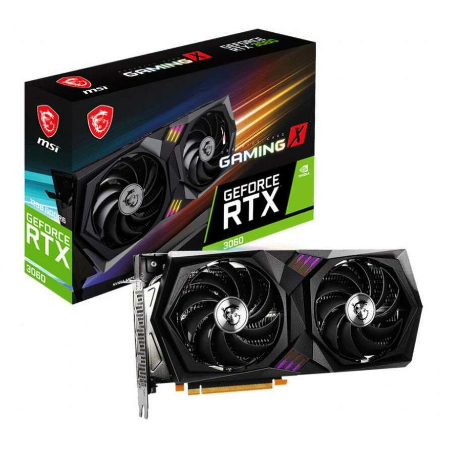 MSI GeForce RTX 3060 GAMING X 12G GDDR6 Graphics Card