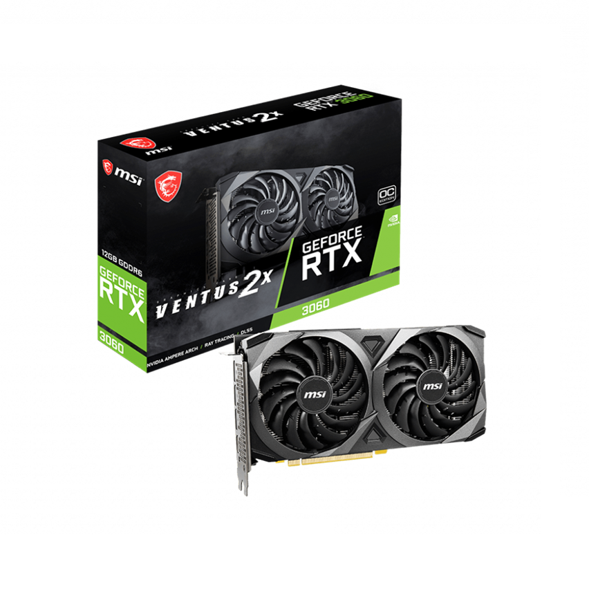 MSI GeForce RTX™ 3060 VENTUS 2X 12G OC Graphics Card