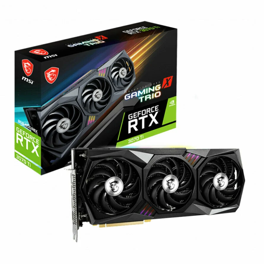 کارت گرافیک ام اس آی RTX 3070 Ti GAMING X TRIO 8G