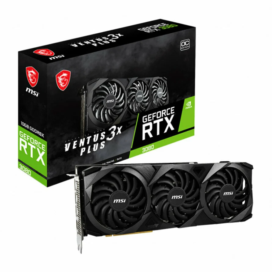 کارت گرافیک ام اس آی GeForce RTX 3080 VENTUS 3X PLUS