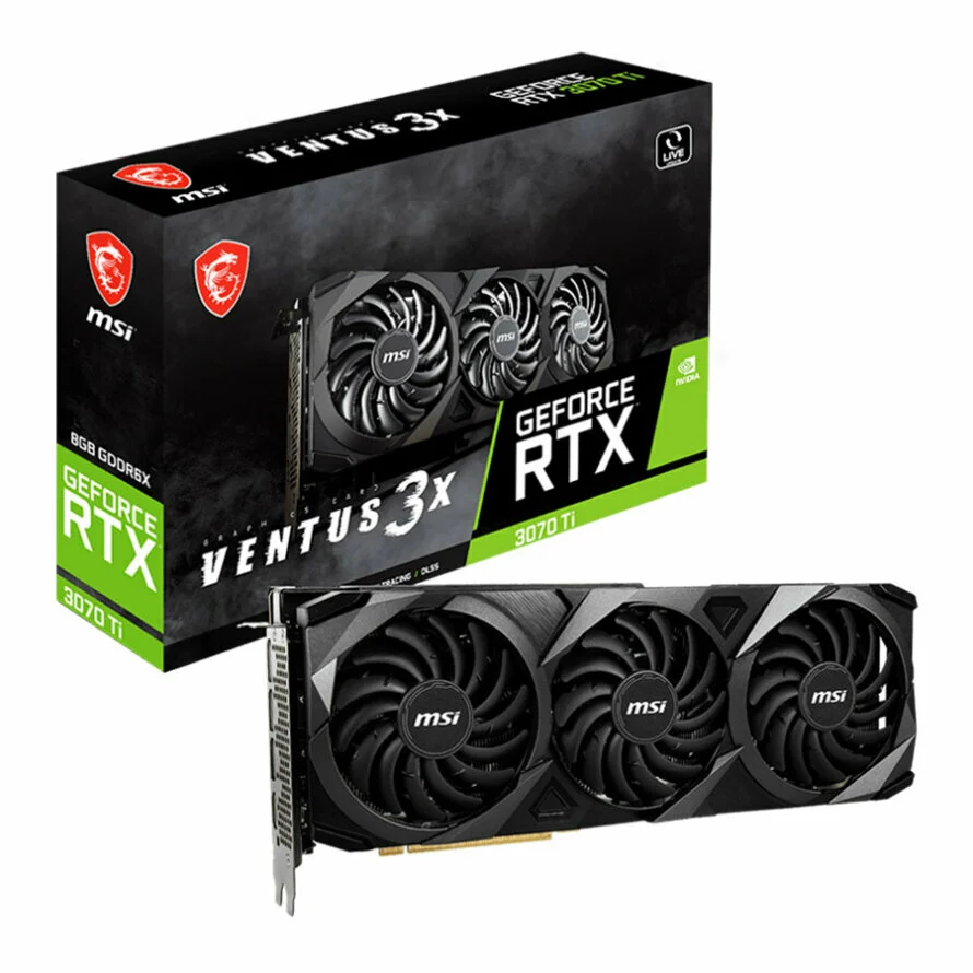 کارت گرافیک ام اس آی RTX 3070 Ti VENTUS 3X 8G OC