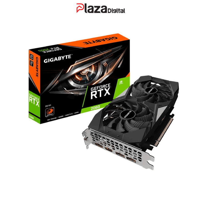 کارت گرافیک گیگابایت GeForce RTX 2060 D6 6G