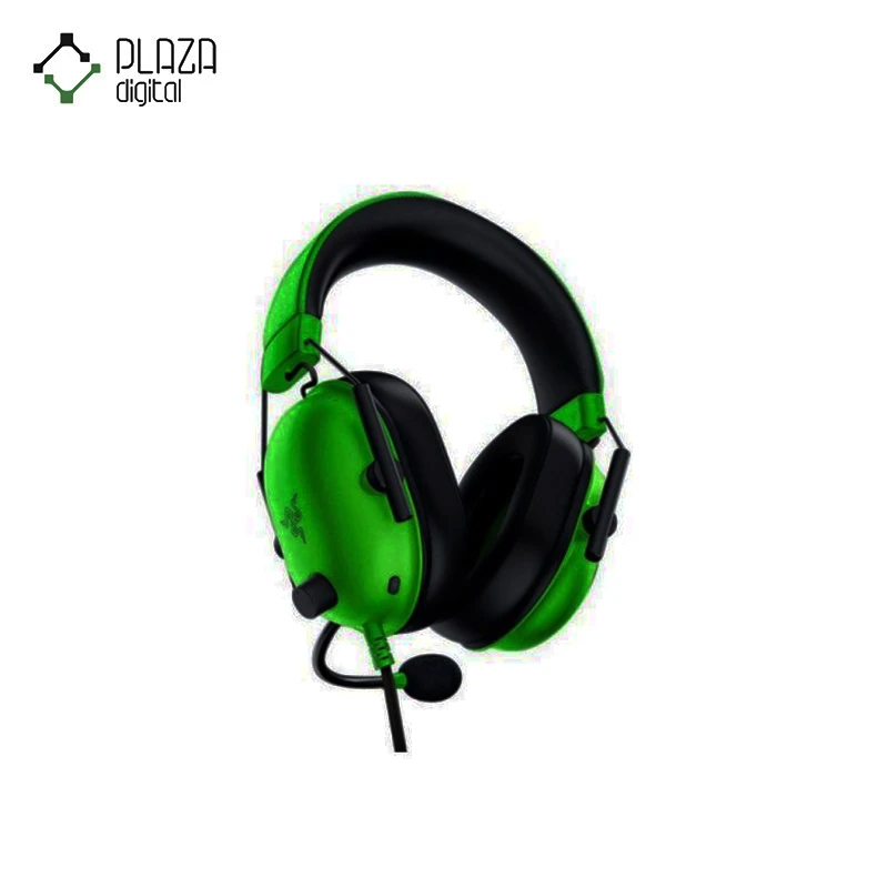 نمای اصلی هدست‌ گیمینگ‌ ریزر‌ مدل razer blackshark v.2 x green