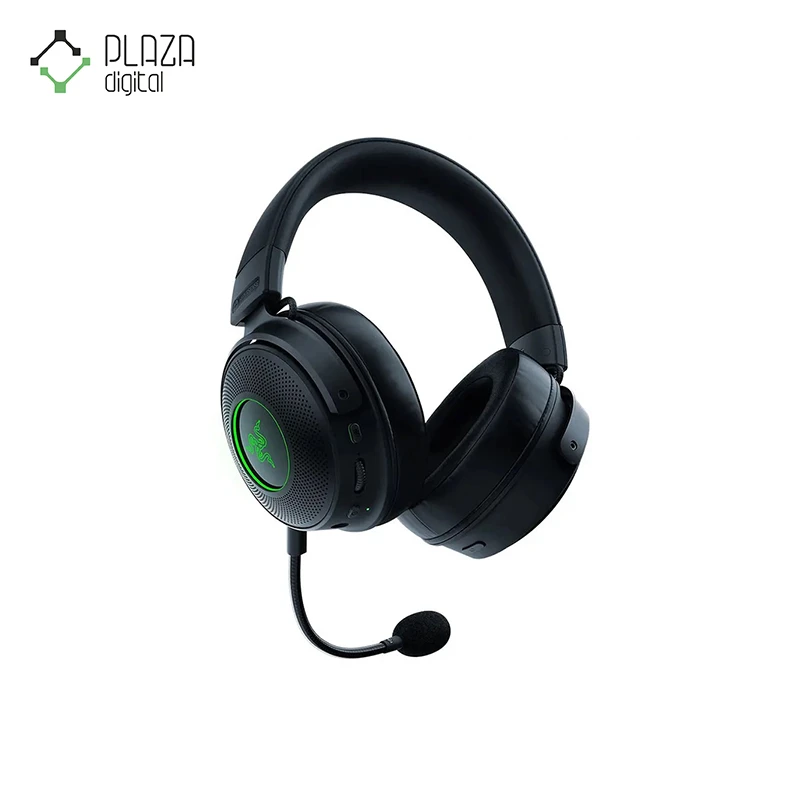 نمای زیر معرفی هدست گیمینگ ریزر مدل razer kraken v.3 pro