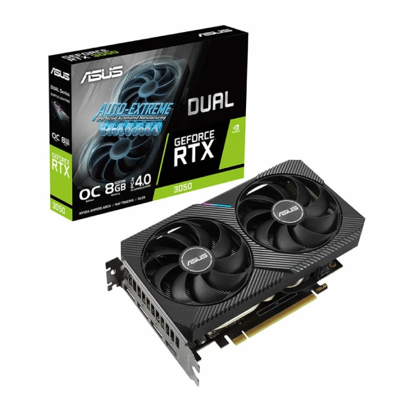 کارت گرافیک ایسوس dual rtx 3050 oc edition 8gb