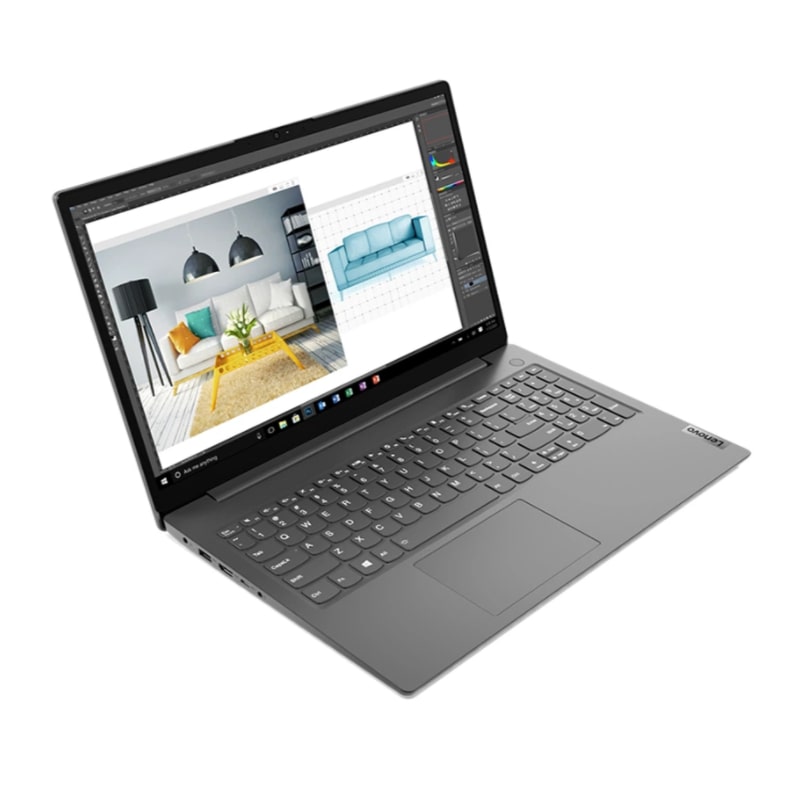 نمای کنار از لپتاپ لنوو مدل ideapad-v15-ke