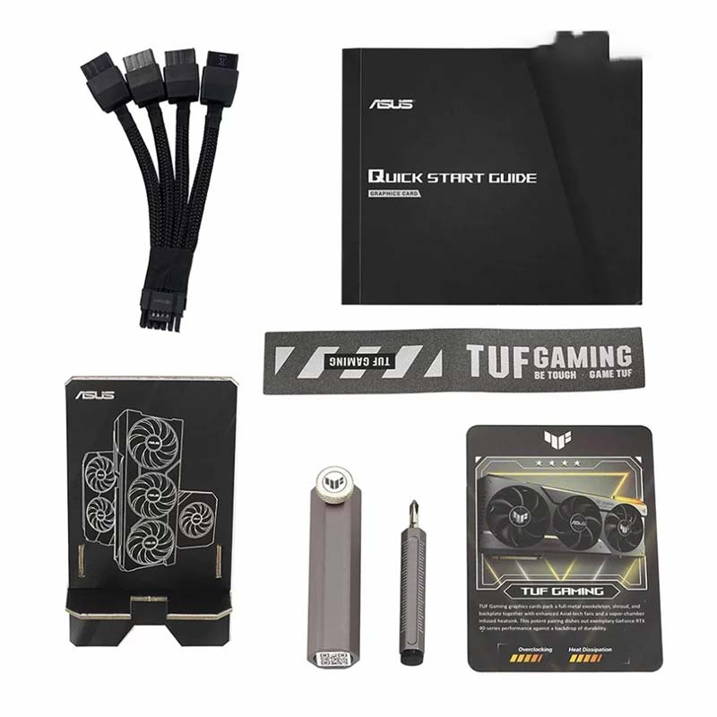 اقلام همراه کارت گرافیک ایسوس مدل tuf-gaming-geforce-rtx-4080