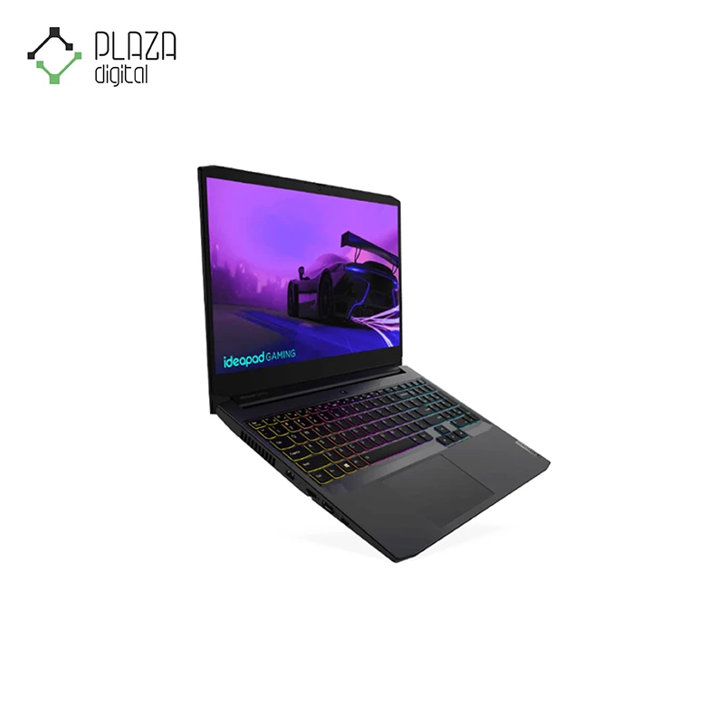 نمای راست و باز لپ تاپ gaming 3-ie لنوو ideapad ا ۱۵.۶ اینچی