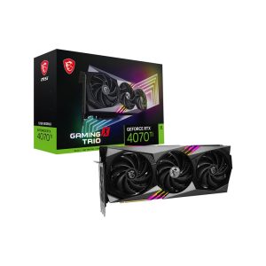 کارت گرافیک ام اس آی مدل geforce-rtx-4070ti مناسب برای بازی