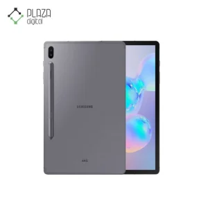 نمای پشت تبلت سامسونگ مدل galaxy tab s6 lite sm p615 lte رنگ نقره ای