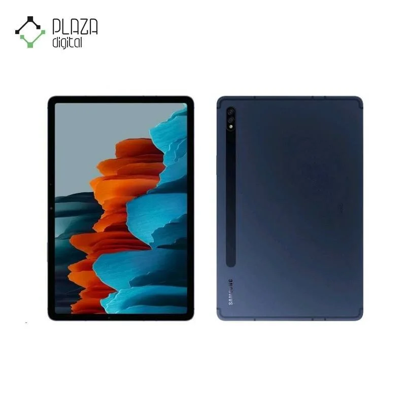 همه‌ی نمای تبلت سامسونگ مدل galaxy tab s7 sm-t875 رنگ خاکستری