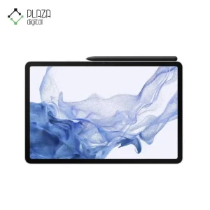 نمای روبروی تبلت سامسونگ مدل galaxy-tab-s8-x706 رنگ نقره ای