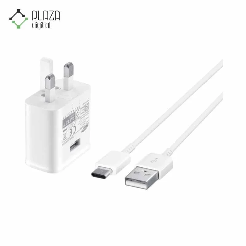 شارژر دیواری 15وات اورجینال سامسونگ همراه با کابل USB Type-C