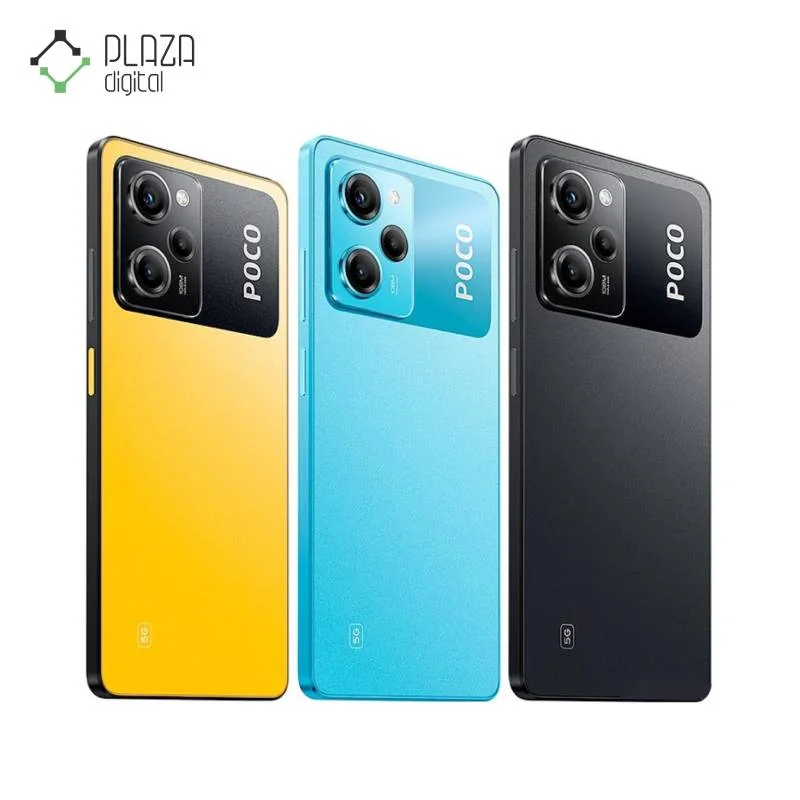 نمای پشت موبایل شیائومی Xiaomi Poco X5 pro با ظرفیت 128 گیگابایت همه رنگ ها