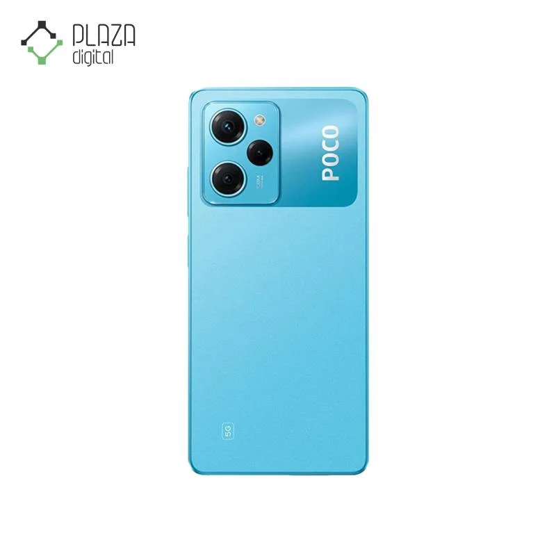 نمای پشت موبایل شیائومی Xiaomi Poco X5 pro با ظرفیت 128 گیگابایت رنگ آبی