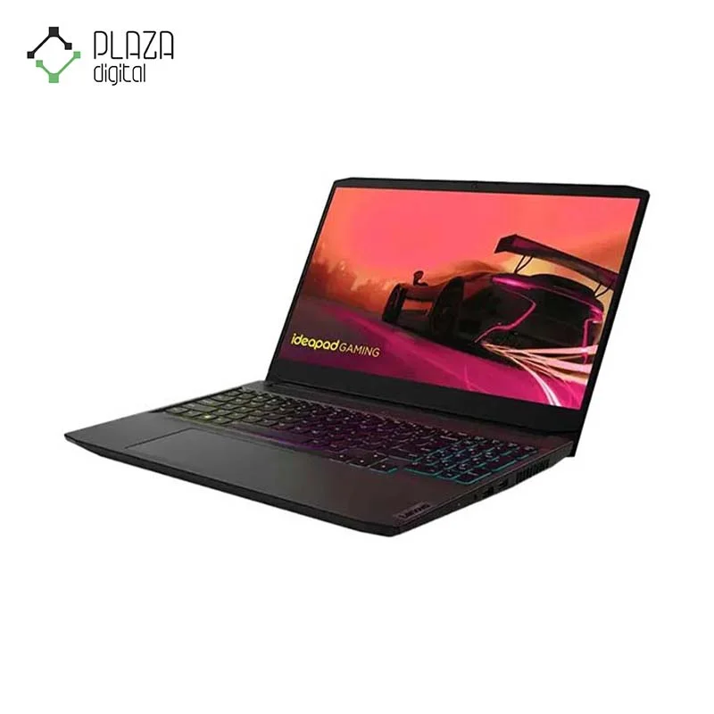 نمای کنار لپتاپ گیمینگ لنوو مدل IdeaPad Gaming 3-GV