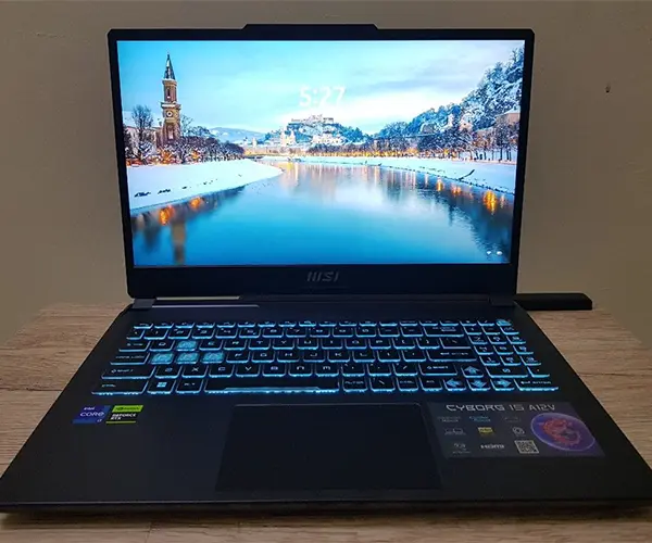 a12vf msi laptop display view