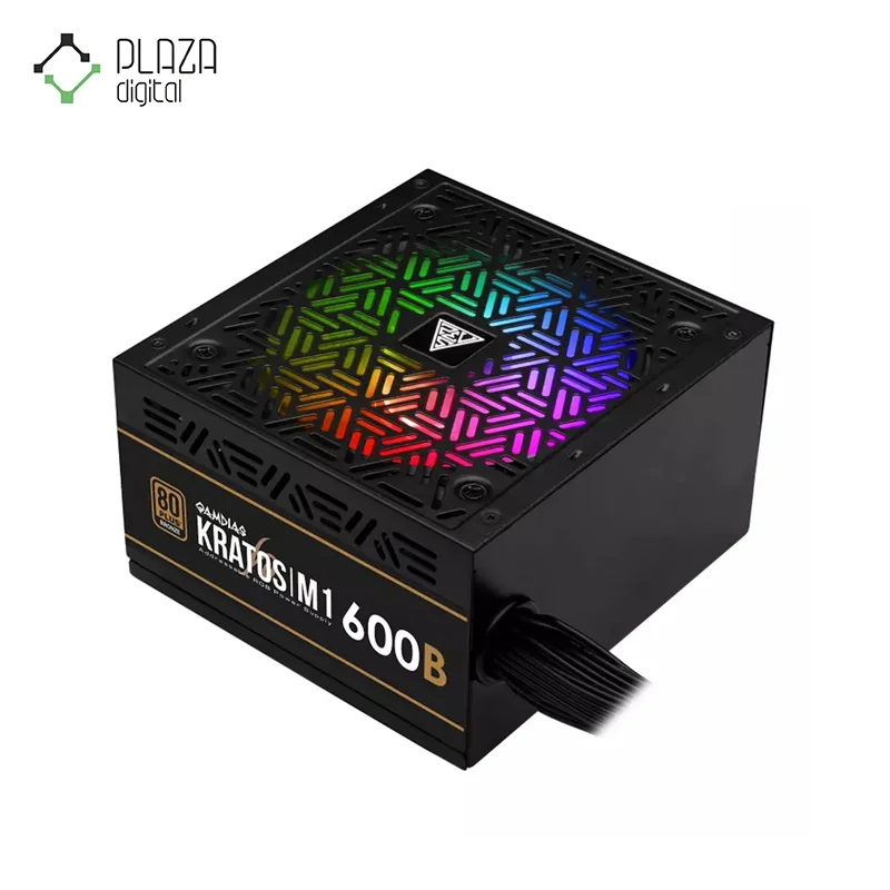 پاور گیم دیاس 600 وات مدل KRATOS M1 600B BRONZE RGB