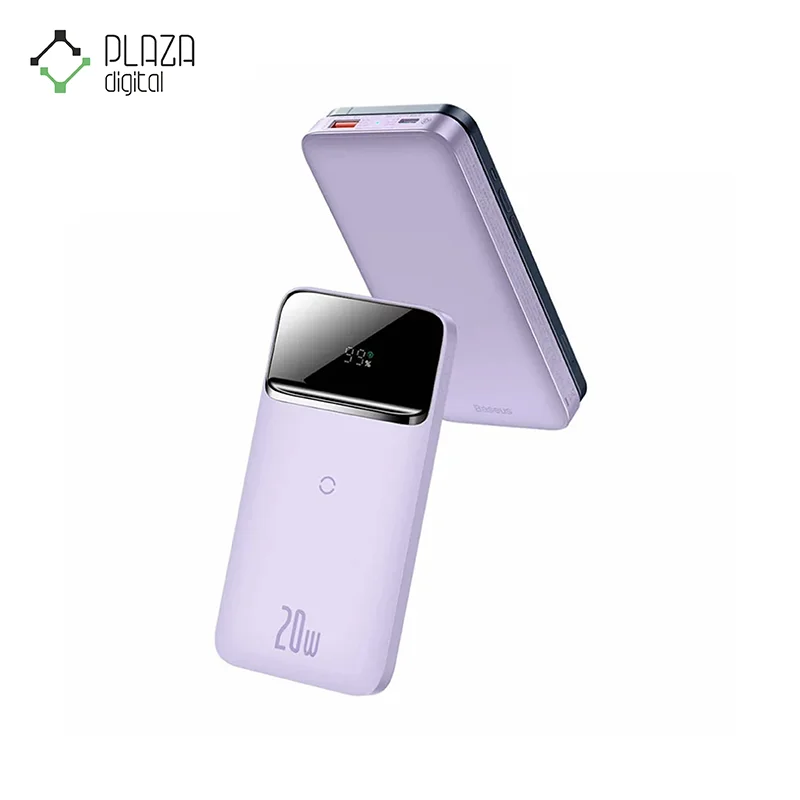 پاور بانک بی سیم بیسوس PPCX010105 10000mAh