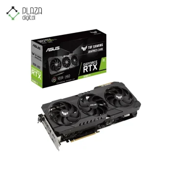 نمای اصلی کارت گرافیک tuf rtx 3080 ti o12g gddr6x ایسوس