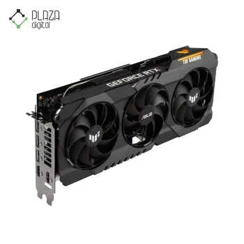 نمای راست کارت گرافیک tuf rtx 3080 ti o12g gddr6x ایسوس