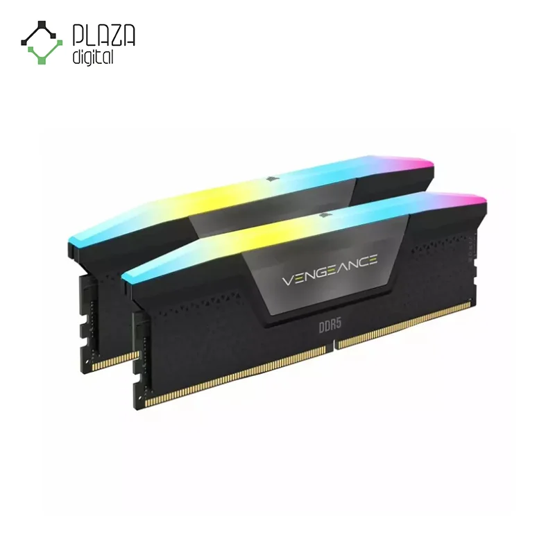 رم کورسیر دو کاناله Vengeance RGB CL36 با ظرفیت ۳۲ گیگابایت DDR5 و فرکانس ۵۶۰۰ مگاهرتز