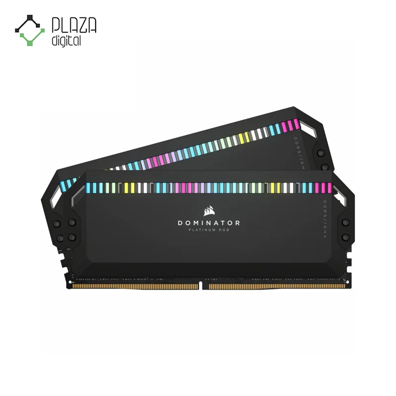 رم کورسیر دو کاناله DOMINATOR PLATINUM RGB CL40 با ظرفیت ۶۴ گیگابایت DDR5 و فرکانس ۶۰۰۰ مگاهرتز