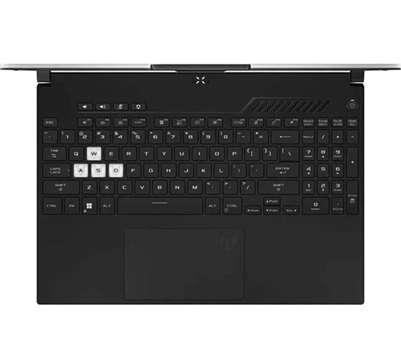 لپ تاپ asus fx517zc-g به یک کیبورد باکیفیت و حرفه‌ای به همراه دسک پد لمسی با ابعاد بزرگ مجهر شده است.