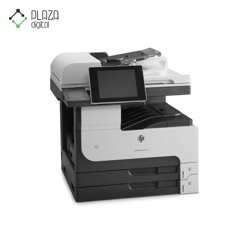 نمای چپ پرینتر m725dn اچ پی hp laser mfp (چندکاره رنگی لیزری)