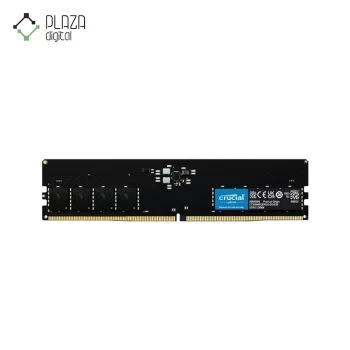 نمای اصلی رم دسکتاپ 4800 مگاهرتز cl40 کروشیال crucial 16gb ddr5 ظرفیت 16 گیگابایت