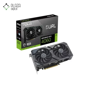 نمای اصلی کارت گرافیک Dual GeForce RTX 4060 8GB GDDR6 ایسوس