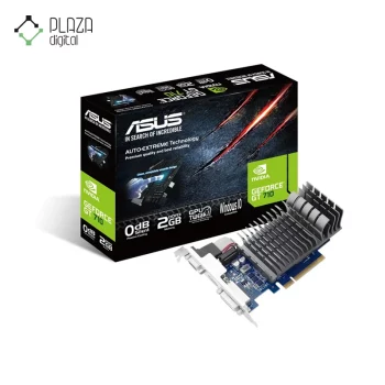 نمای اصلی کارت گرافیک GeForce GT 710-SL 2G D3 BRK GDDR5 ایسوس