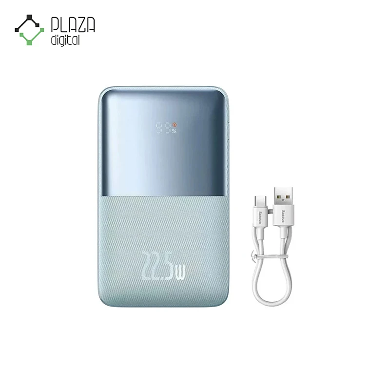 نمای اصلی پاور بانک بیسوس مدل 22.5w bipow pro ppbd030003 ظرفیت 20000mah همراه با کابل