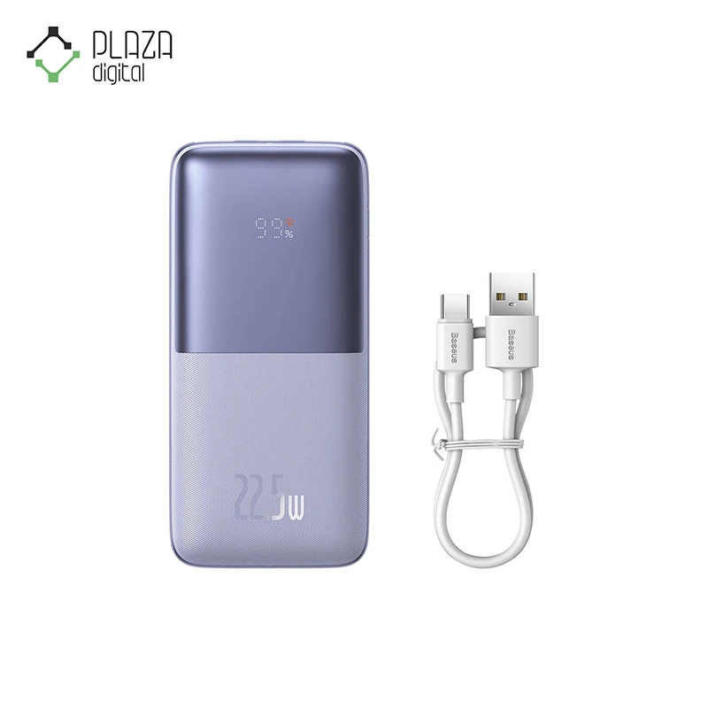 نمای اصلی پاور بانک بیسوس مدل 22.5w bipow Pro ppbd040005 ظرفیت 10000mah با کابل