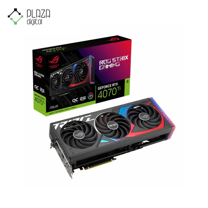 rtx 4070 ti o12g asus graphics card main view