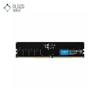 نمای اصلی رم کامپیوتر 4800 مگاهرتز cl40 کروشیال crucial 16gb ddr5 ظرفیت 32 گیگابایت