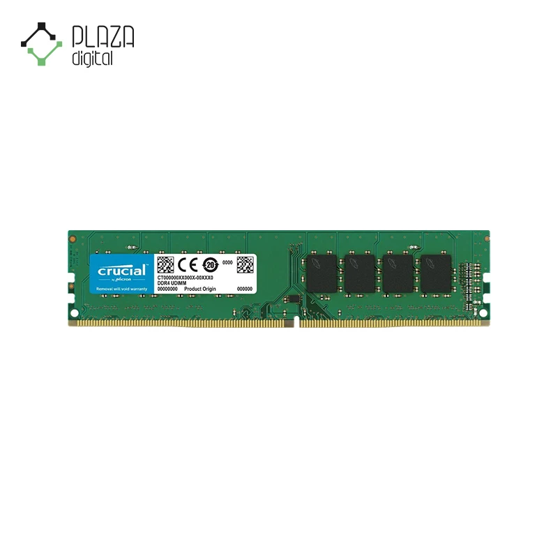 نمای اصلی رم کامپیوتر 3200 مگاهرتز cl22 کروشیال crucial 8gb ddr4 ظرفیت 8 گیگابایت