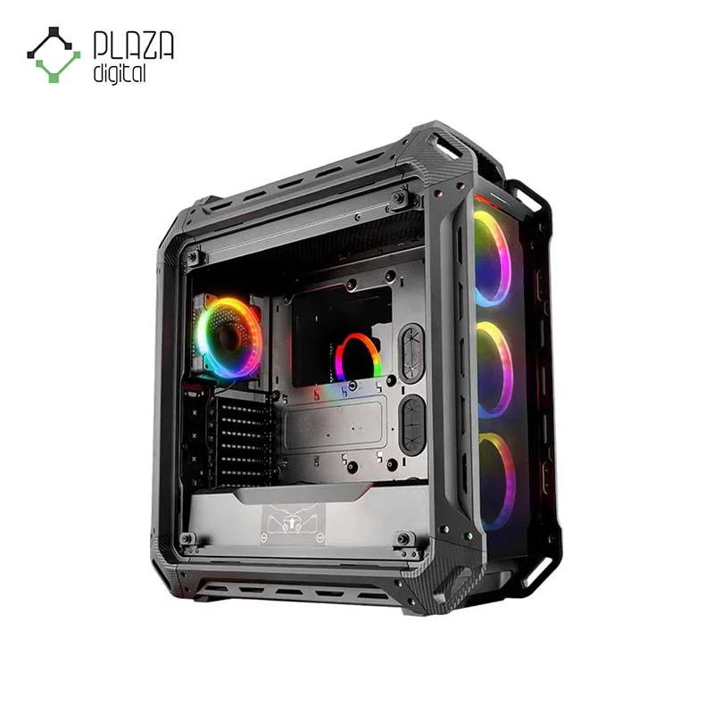 نمای سمت چپ کیس گیمینگ کوگار مدل panzer-evo-rgb رنگ مشکی