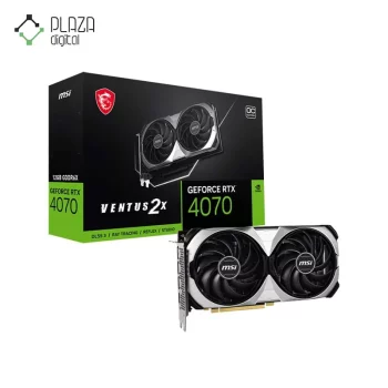 کارت گرافیک ام اس آی مدل GeForce RTX 4070 VENTUS 2X 12G OC حافظه 12 گیگابایت