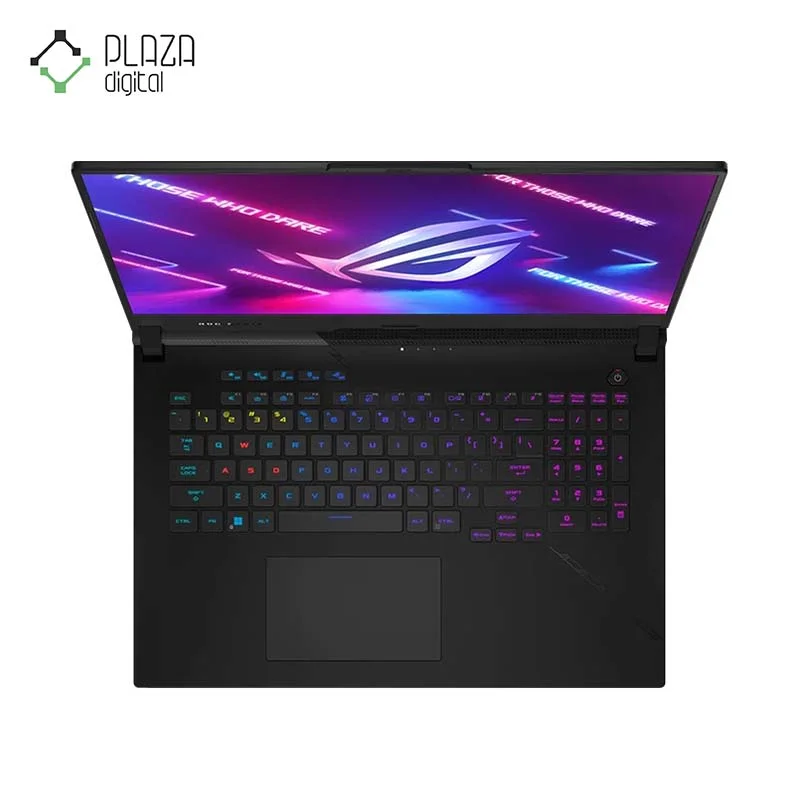 نمای صفحه کلید لپ تاپ گیمینگ 17.3 اینچی ایسوس ROG Strix مدل G733PYV