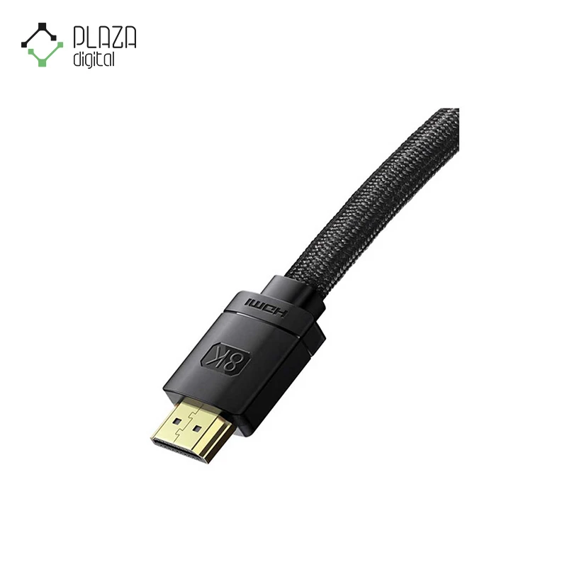 نمای پایین کابل hdmi بیسوس مدل high definition cakgq-l01 8k طول 3 متر