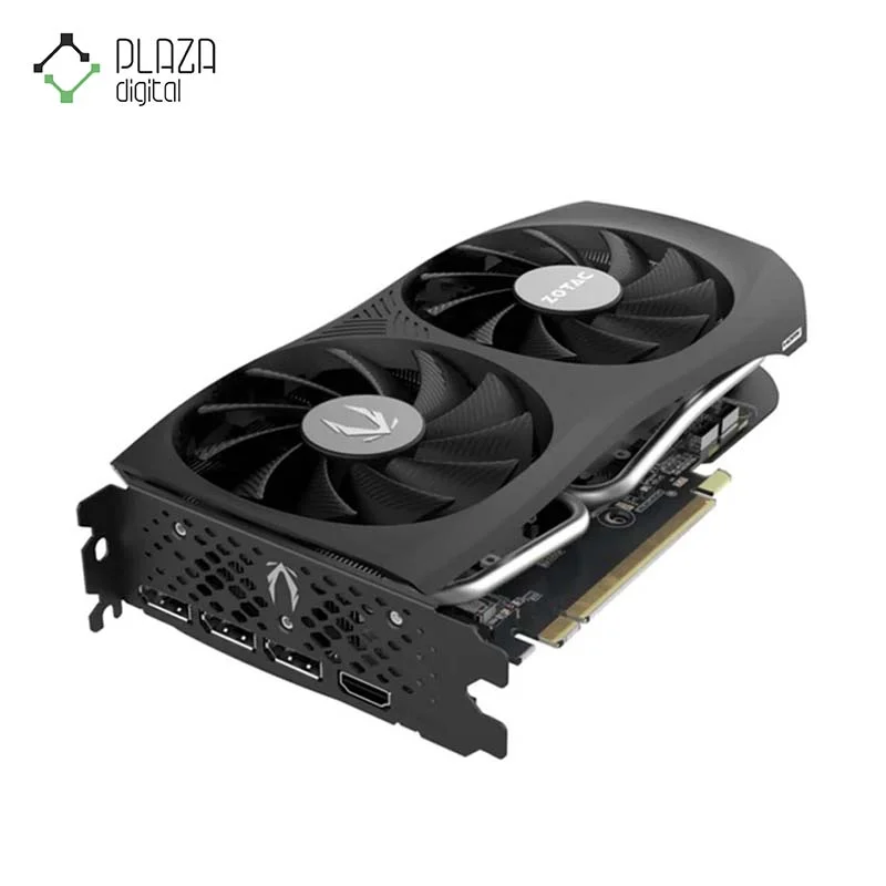 نمای کنار کارت گرافیک زوتاک مدل GEFORCE RTX 4060 Ti 16GB AMP SPIDER-MAN حافظه 16 گیگابایت