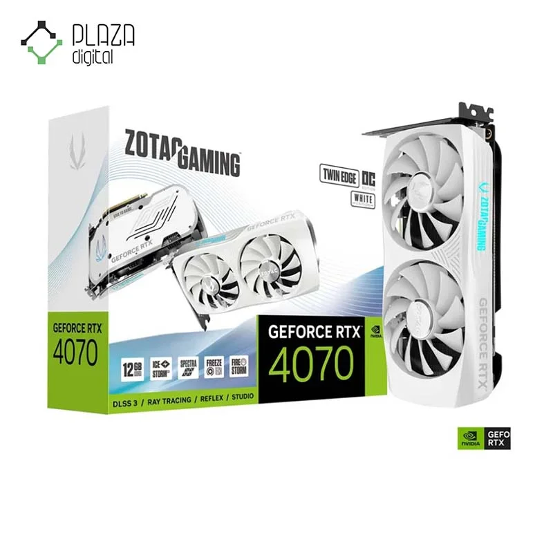 کارت گرافیک زوتاک مدل Gaming GeForce RTX 12GB Twin Edge OC White Edition حافظه 12 گیگابایت