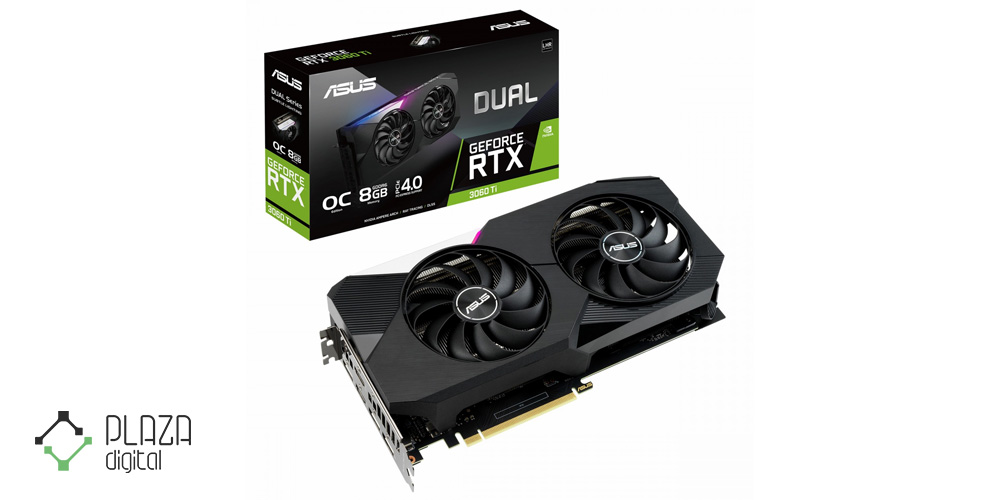 کارت گرافیک ایسوس مدل Dual RTX 3060 Ti O8G V2