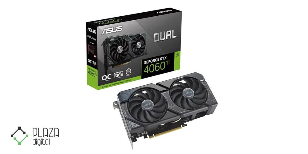 کارت گرافیک ایسوس مدل Dual GeForce RTX 4060 Ti OC Edition 16 GB