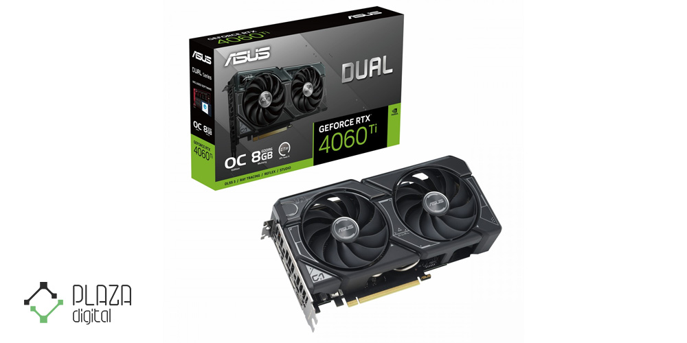 کارت گرافیک ایسوس مدل Dual RTX 4060 Ti O8G